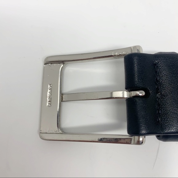 Roundtree & Yorke Mens Black Leather Belt 35/90 - Picture 2 of 9